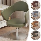Waterproof Leather With Arc Hollow Out Seat Cover For Salon   Barber Chairs