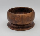 Hand Turned Hand-made Wooden Footed Bowl 
