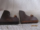 Pair Vtg  Dark Pine  Wood Mantel Shelf Brackets Rustic Farmhouse 8 