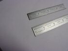 Starrett   604r-4    6    2-rules W 4r Graduations  Satin Chrome New