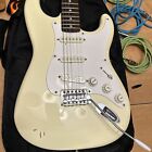Vintage 2002 Squier By Fender Series Arctic White 20th Anniversary 2002 
