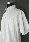 Vtg Peterborough Row Shirt Sz 17 1 2 White Green Red Plaid Ss Casual Career  02
