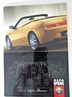 Alfa Romeo Spider  Gtv  And 166 Brochures 1998  1999  2000 Italian Market