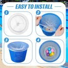 100 Pcs Pool Skimmer Socks Pool Filter Socks Pool Socks For Skimmer Basket Ingro