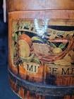 Heinz s   rare   antique Wooden Mincemeat Firkin Bucket Pittsburg 14  Wow Cond 