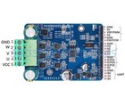 Dc6-80v Bldc Three Phase Dc Brushless Motor Controller Pwm 1600w 20a Hall Motor