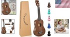 Elegant 21-inch Basswood Ukulele With Nylon Strings - Ideal For Beginners