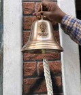 Large Nautical Ship s Boat Bell 11  Solid Brass Marine Maritime Wall Decor Gift