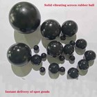 1-100pcs Black Solid Round Rubber Ball Diameter 1 2 3 4 4 5 5 5 6 6 5 7 8-80mm