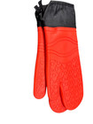 Bpa-free Soft Silicone Oven Mitts - Ultra Heat Resistant  Long  Slip Resistant