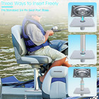 Boat Seat Base Mount Boat Seat Pedestal Base Plate For 3 4  Pin Post Socket   He