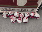 Navajo Handmade Christmas Ball Decorations  Rare  10 Total 