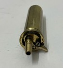 Victorian Style Miniature 3   Cylindrical Vintage Look Brass Gun Powder Bottle