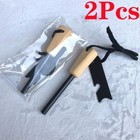 2pc Fire Starter Flint Steel Striker Survival Kit Ferro Rod Camping Outdoor Tool
