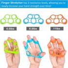 Finger Exerciser Hand Strengthener Wrist Forearm Grip Trainer Resistance Band Us
