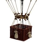 Xl Led Illuminated Hot Air Balloon Model Red   White 17  Hanging Ceiling Decor