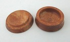 Vintage Birdseye Maple Burlwood Burl Wood Covered  Round Trinket Box