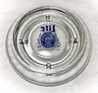 Vntg  miller   lite A Fine Pilsner Beer  Round Glass Advertising Ashtray 6 25 