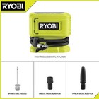 Ryobi 18v Cordless High Pressure Digital Inflator Air Compressor Tire Pump