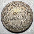 1896-s  Barber Dime   Nice Detail  Key Date  1202