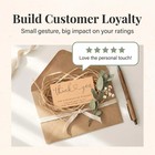 Brown 300pcs Thank You Cards For Small Business  2 X 3 5 Inches