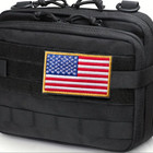 Usa American Flag Patches 3 x2   Velcro   Brand Fastener Hook And Loop