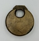 Vintage Antique Old Champion 6 Lever Padlock Chain Lock Brass No Key 