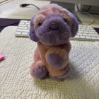 Rare  Russ Yomiko Dreamers Pink Purple Pug Plush Soft Small Puppy Pup Dog