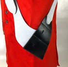 White Baldric With Brass Buckle And Black Double Frog