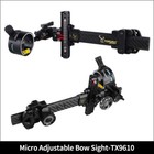 Carbon Compound Bow Sight 1 Pin 4x 6x 8x Lens  019 Archery Hunting Sports Tx9610