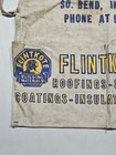 Vintage Flintkote Building Materials Advertising Apron South Bend Indiana 