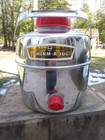 Vintage 50 s Knapp Monarch Chrome Therm-a-jug Gallon Hot cold Thermos W cup Usa