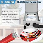 30 Amp Generator Transfer Switch Kit  8 Circuit  7500w With L14-30p Power Inlet
