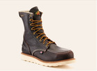 Thorogood Men s Dark Chocolate Waterproof Moc Steel Toe Lace Up Work Boot D Widt