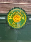 Vintage 1980s Heineken Beer Illuminated Dry Erase Lighted Menu Board Sign Hangs