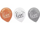 15 Pack Of Love Balloons Wedding Party Decoration Latex Balloons  12 In  Round 