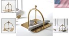 Elegant Alloy Napkin Holder - Perfect For Tables  Dining   Romantic Occasions
