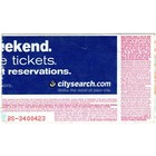Poison Winger Cinderella Faster Pussycat Concert Ticket Stub 2002 Manchester Nh