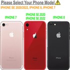 For Iphone Se 2022 2020 8 7 Plus 6 6s Case Phone Cover   Tempered Glass Screen