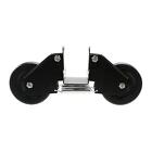 Heavy Duty Double Roller Gate Wheel For Vinyl Fence Gates Up To 2  Wide