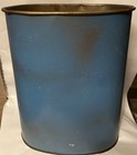 Vintage Melrose Hotel Wastebasket Bunker Hill Los Angeles Metal Trash Can Litho