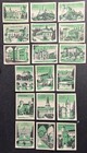 Travelstamps  1959 Czechoslovakia Matchbox Labels - Lot Of 18- Castles