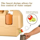 20l Emergency Water Container With Spigot 5 Gallon Camping Water Storage Jug