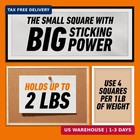 Gorilla Removable Mounting Putty  Natural Tan  168 Pre-cut Squares  1-pack   Non