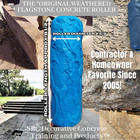 The  original Designed  Weathered Flagstone Concrete Stamping Texture Roller And