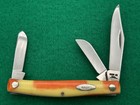 Case Xx 1971 9 Dot Mint    3 Bld  None Better  Super Rare Birdseye Pattern Knife