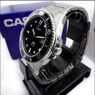 Casio Core Analog Stainless Steel Black Dial Men   s Watch Mdv106dd-1a1v