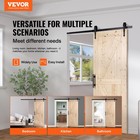 Vevor Barn Door And Hardware Kit 30  X 84  Wood Sliding Barn Door Kit Smoothly