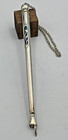 Vintage 925 Sterling Silver   Enamel Judaica Hand Torah Pointer Yad With Chain
