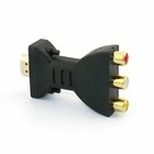 Hdmi Male To 3 Rca Female Composite Av Video Audio Adapter Converter For Tv Pc